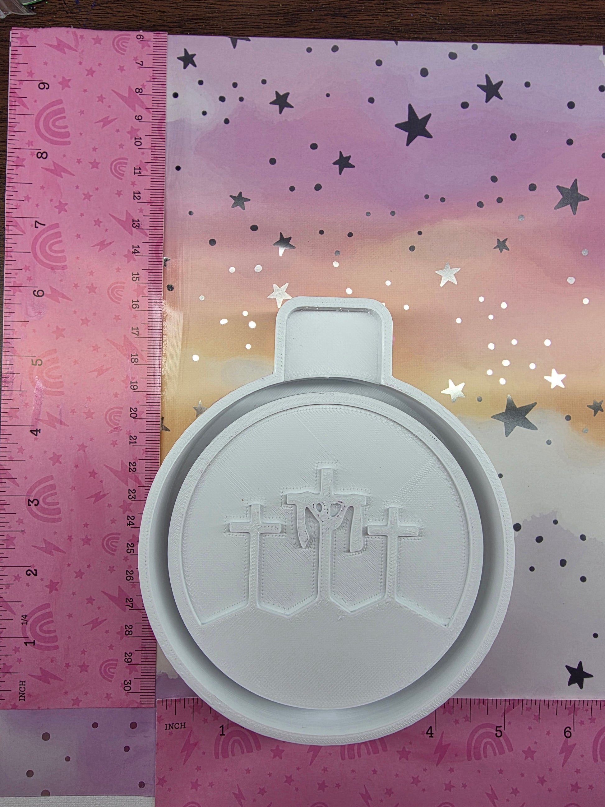 3 Crosses Freshie Mold
