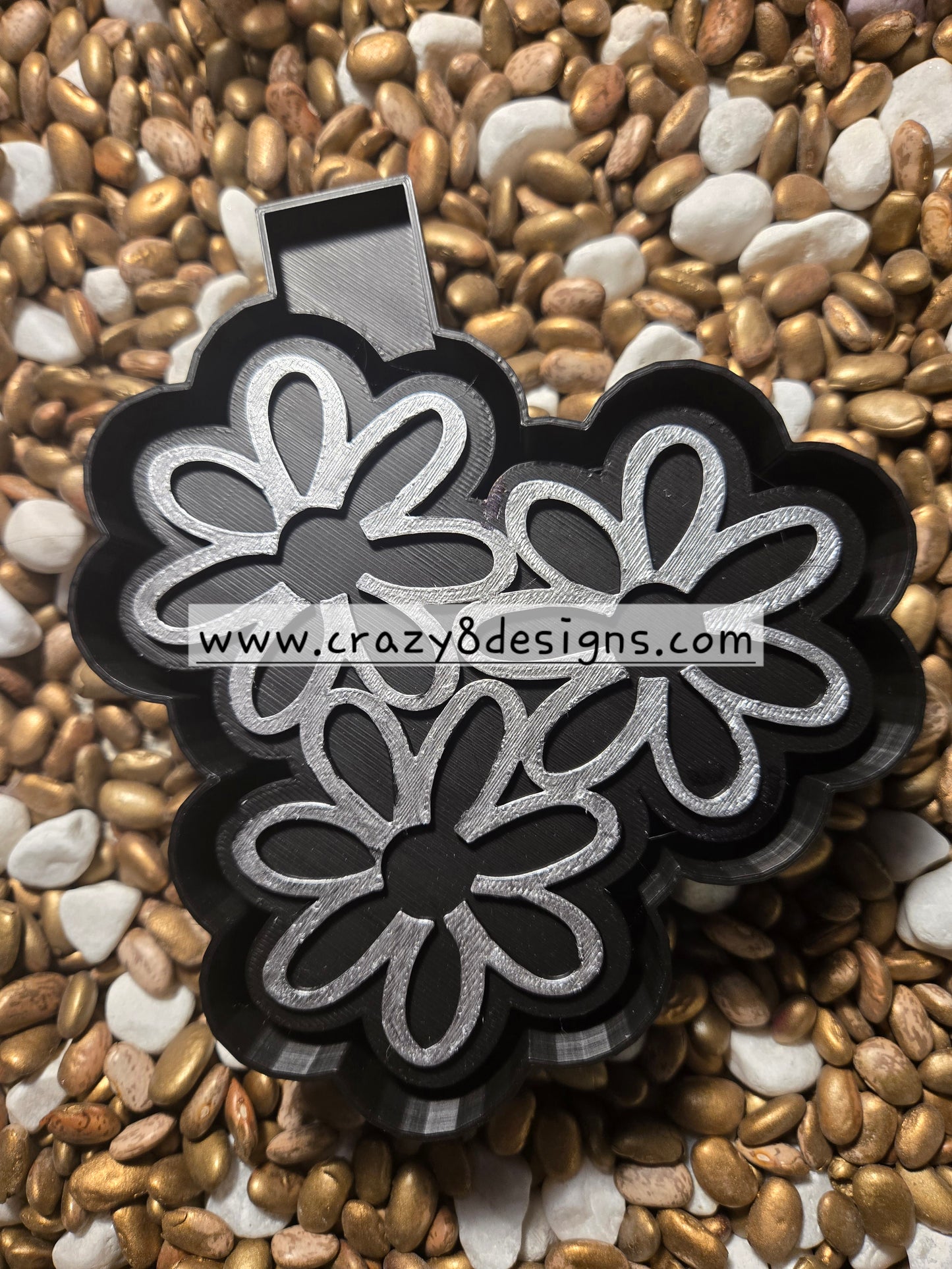  3 Flower Freshie Mold 