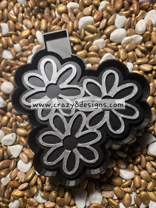  3 Flower Freshie Mold 