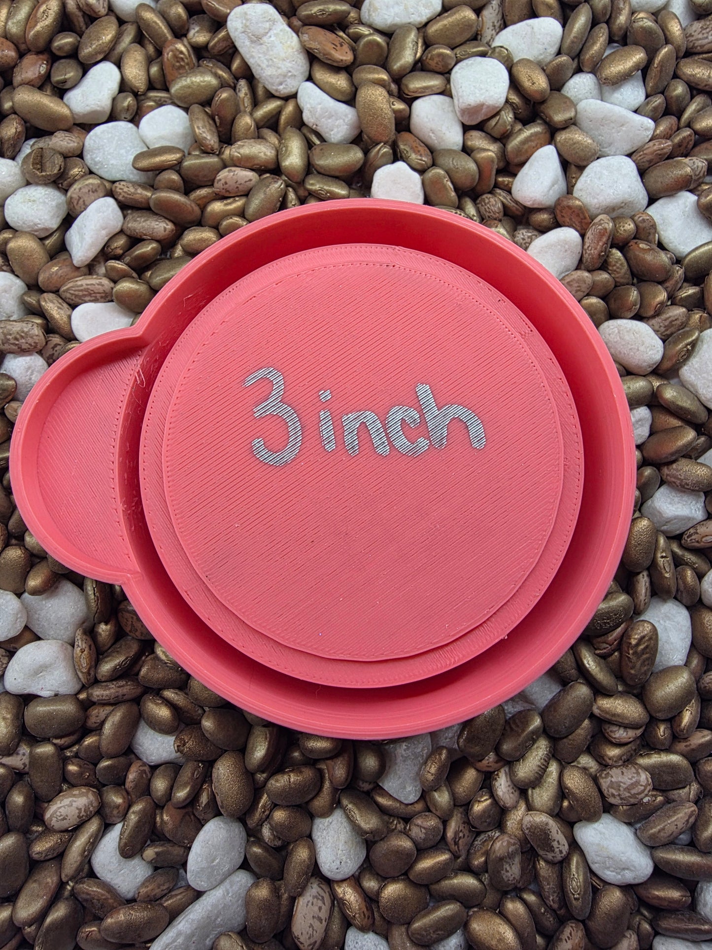 3" Round Picture Frame Freshie Mold