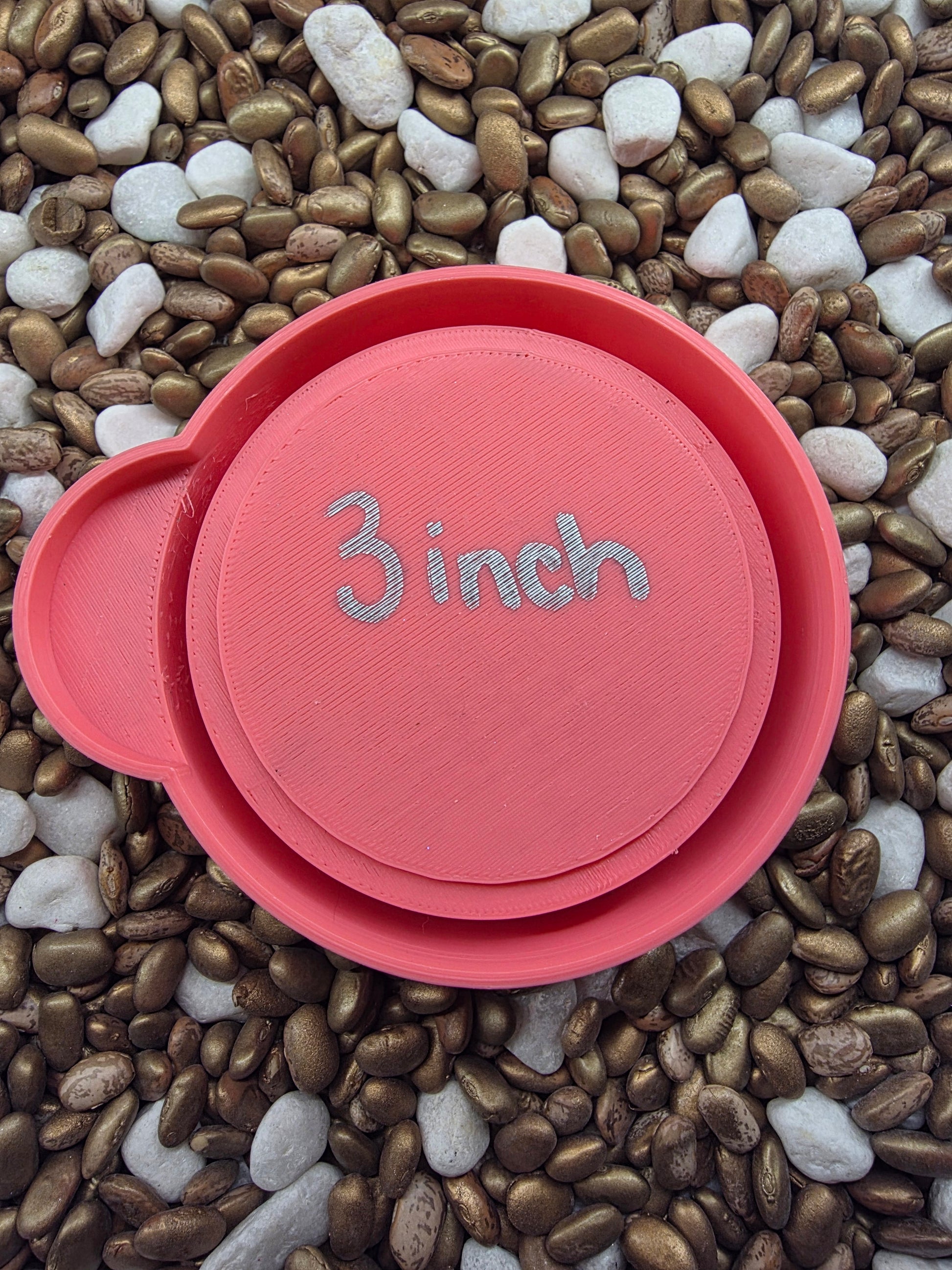 3" Round Picture Frame Freshie Mold