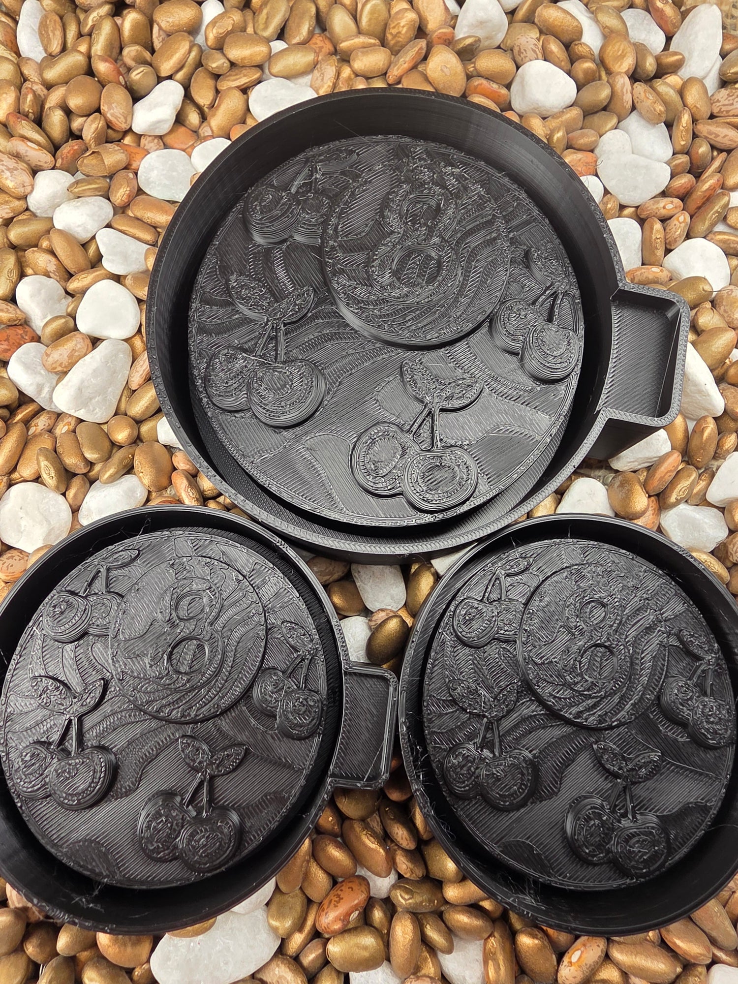 3d 8 ball Cherry Freshie Mold/ Vent