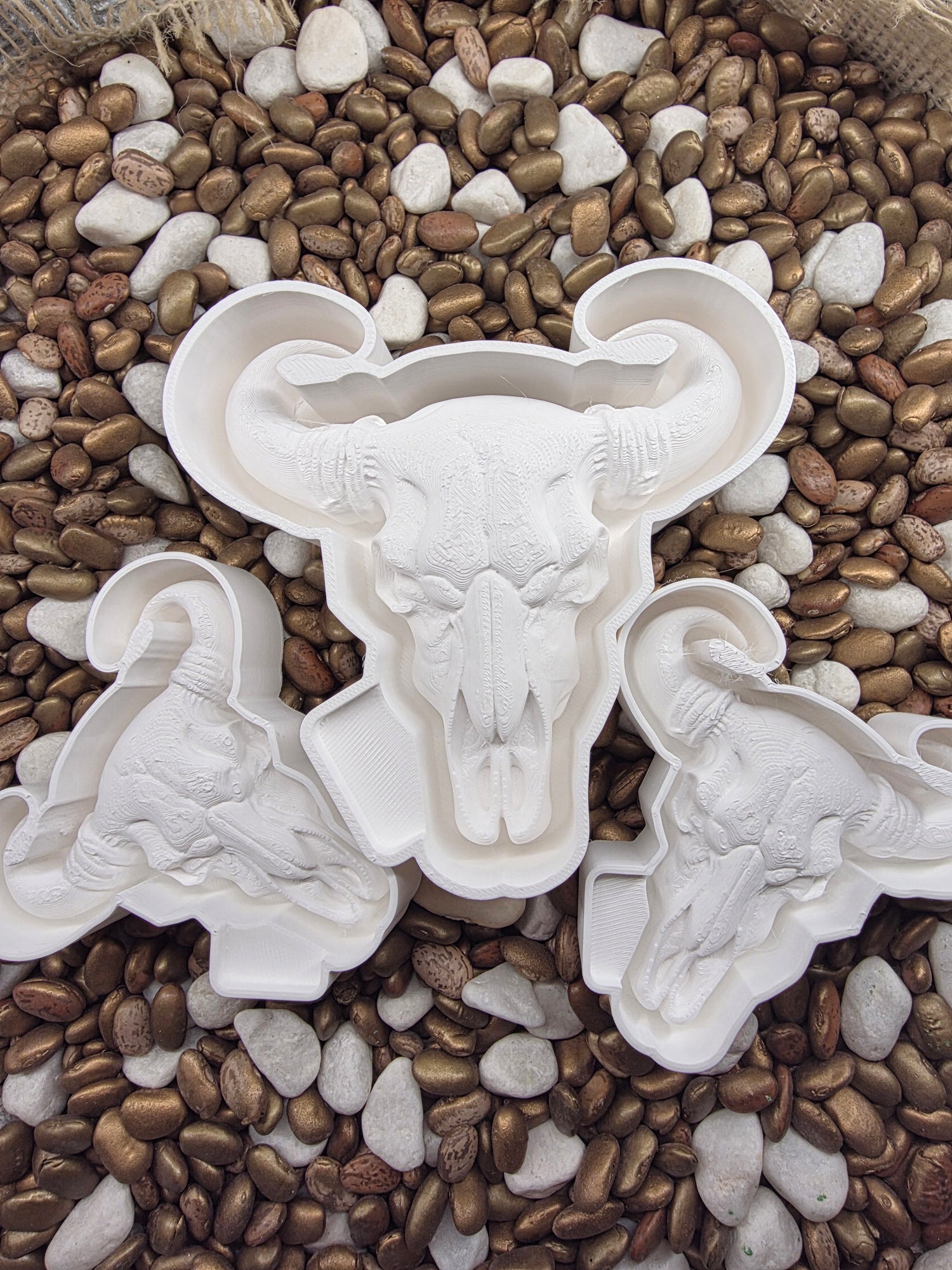 


3d Bull Skull Freshie Mold/Vents