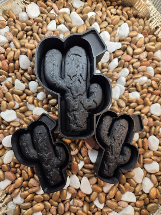 3d  Cactus Freshie Mold/Vents