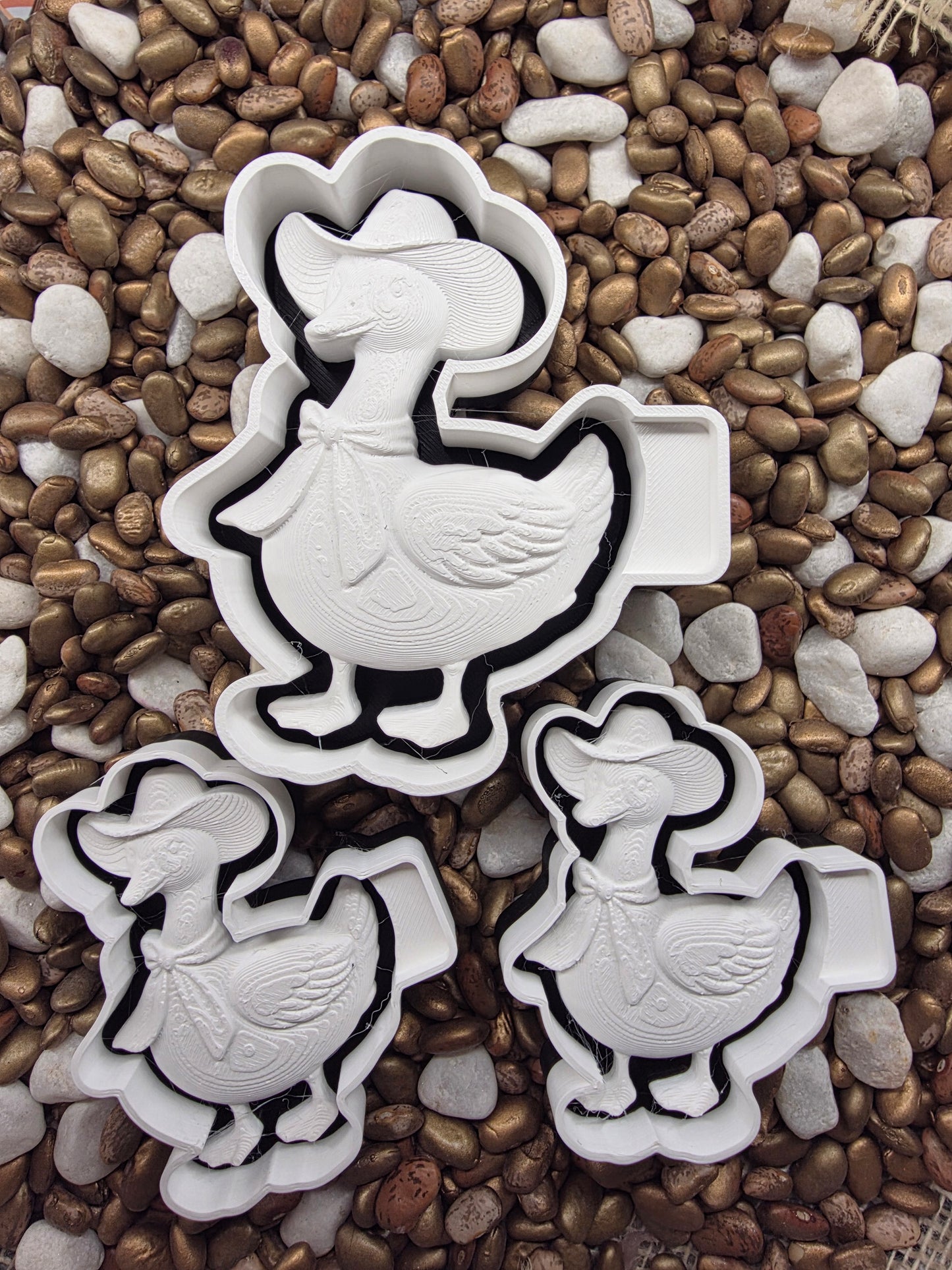 3d Cowboy Hat Duck Freshie Mold/Vents