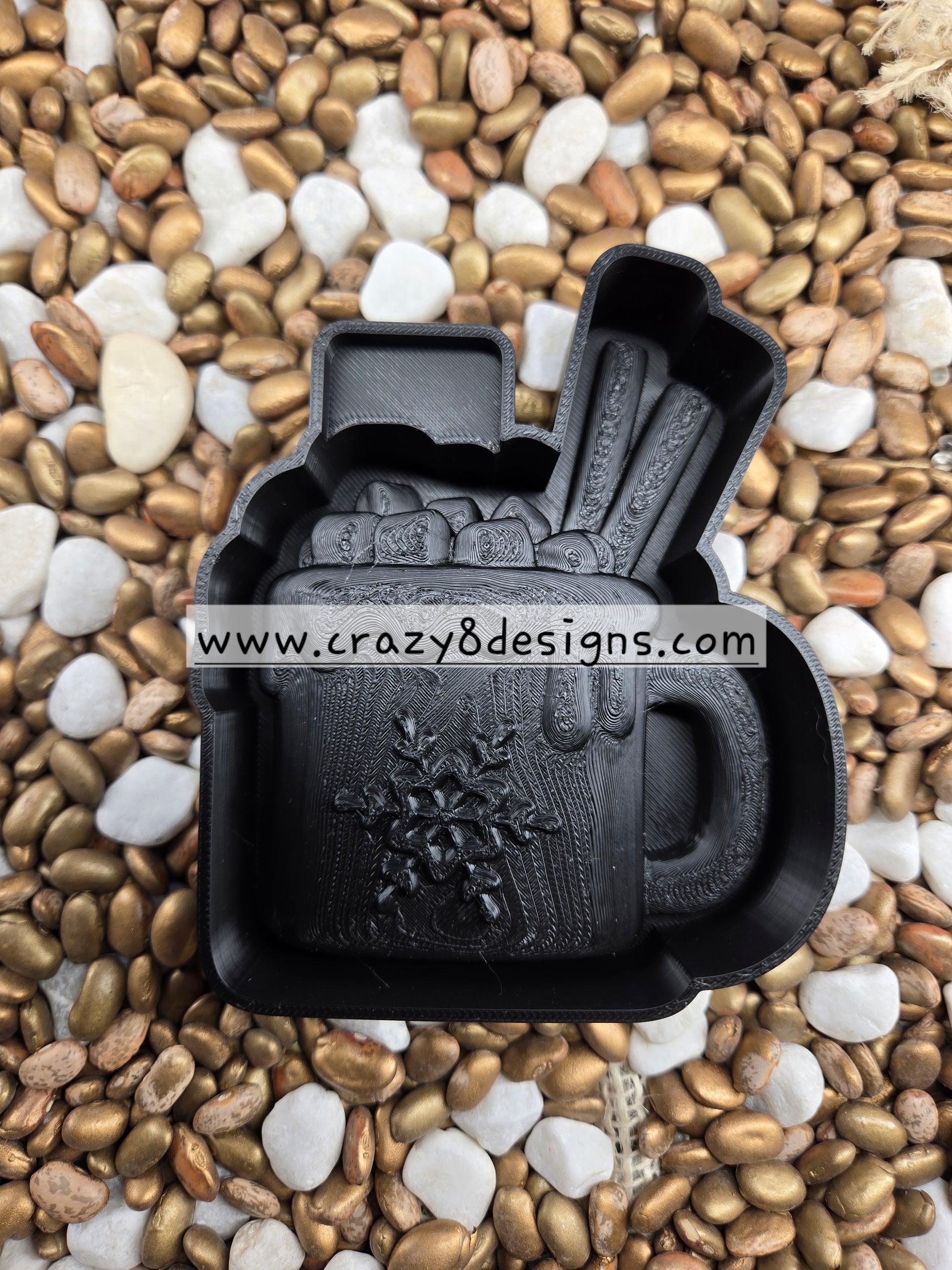 3d Cup of Hot Cocoa Freshie Mold