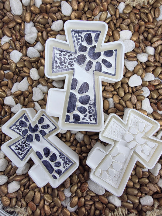 3d Flower Cross Mold/Vent Clips