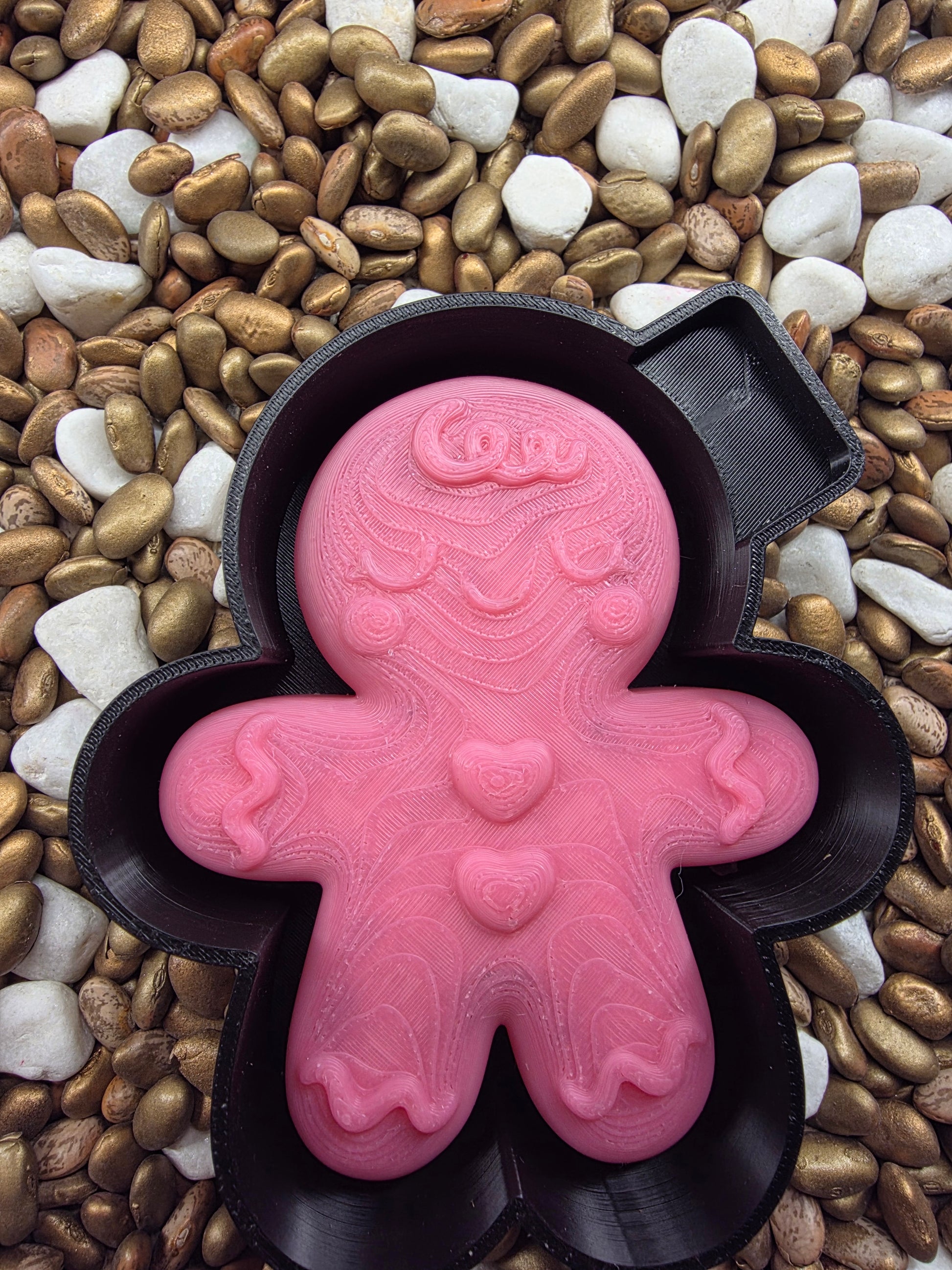 3d Gingerbread Man Freshie Mold