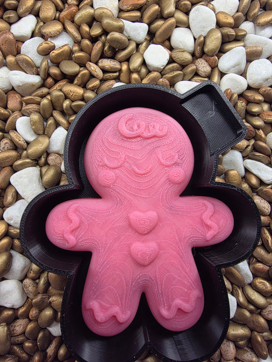 3d Gingerbread Man Freshie Mold
