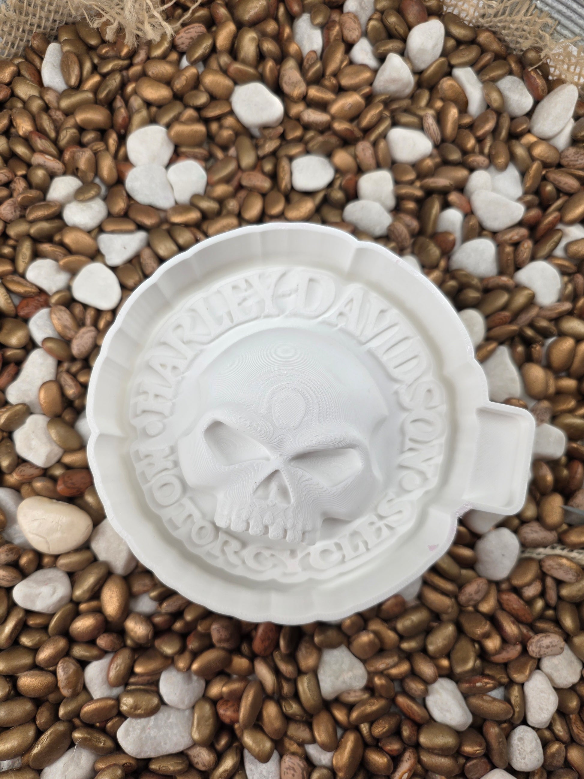 3d Harley Skull Fresie Mold 