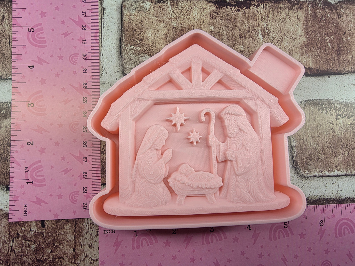  3d Nativity Freshie Mold