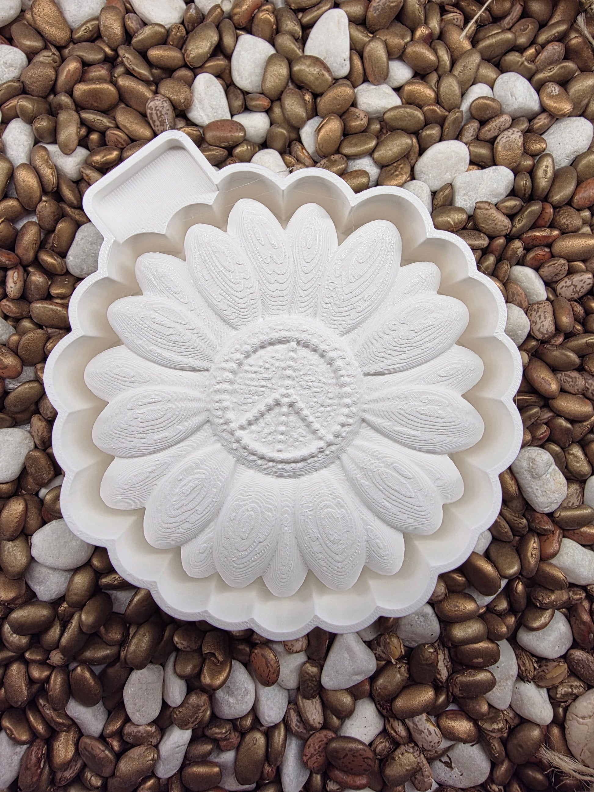 3d Piece Flower Freshie Mold