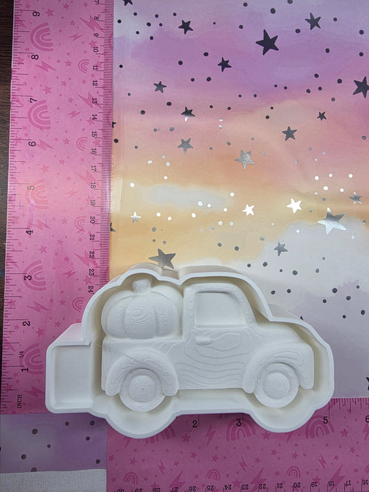  3d  Pumpkin in Truck Freshie Mold