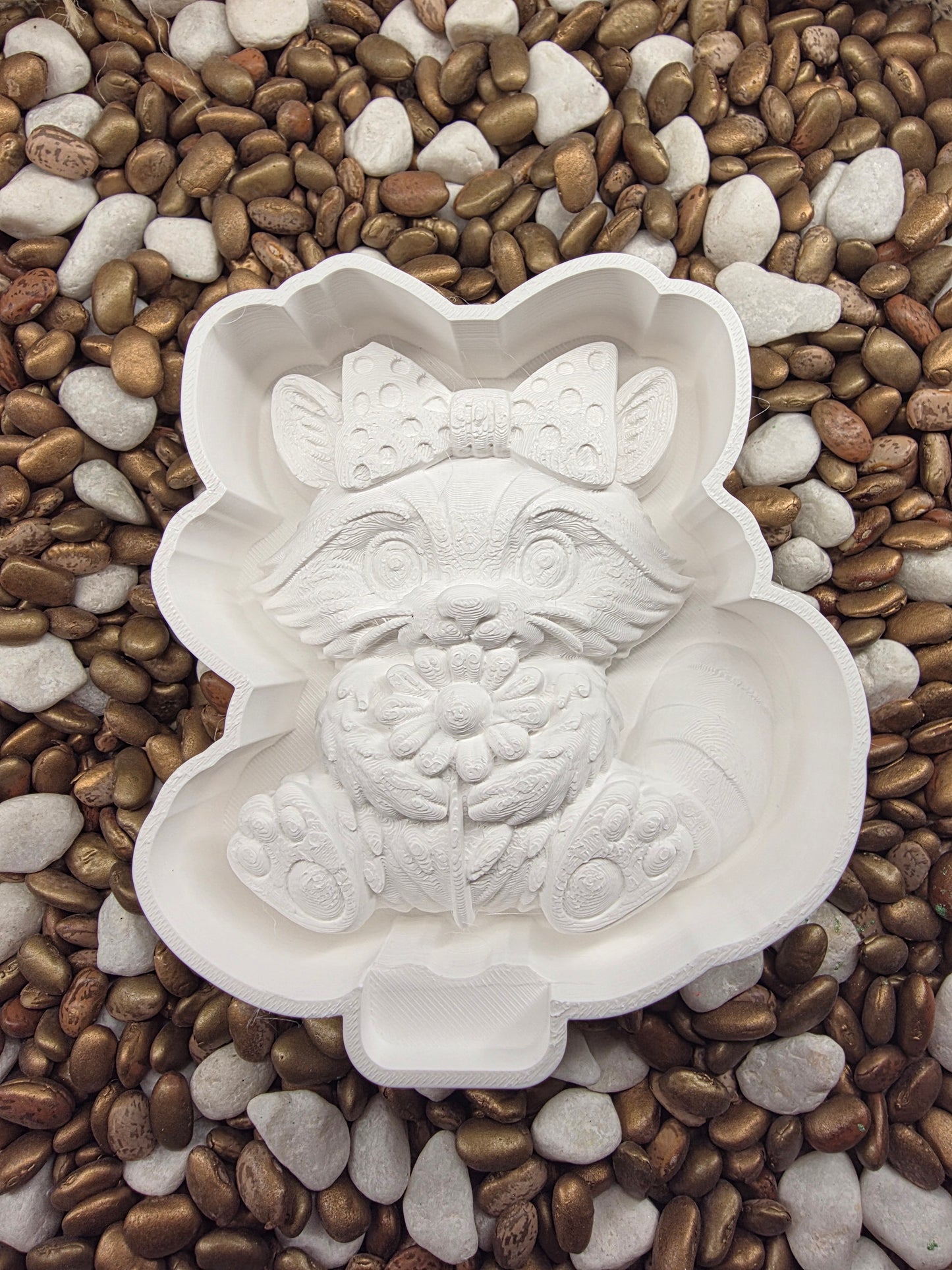  3d Raccoon Freshie Mold