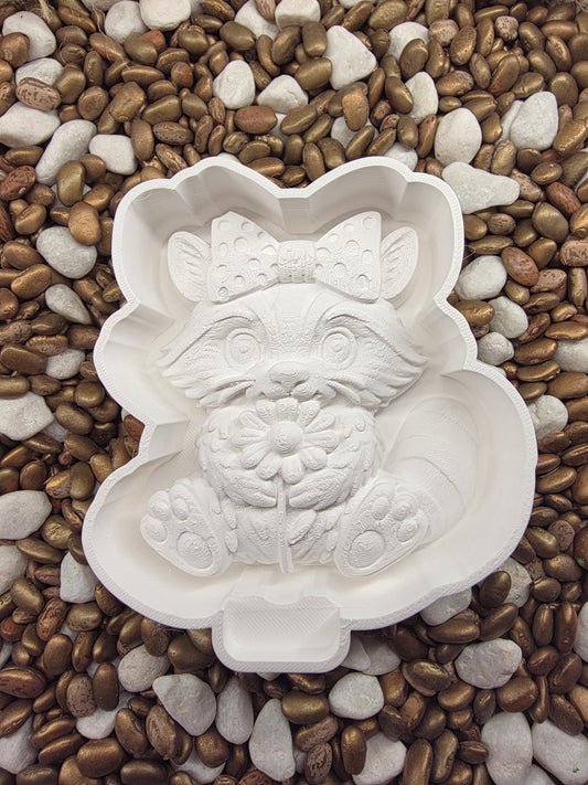  3d Raccoon Freshie Mold