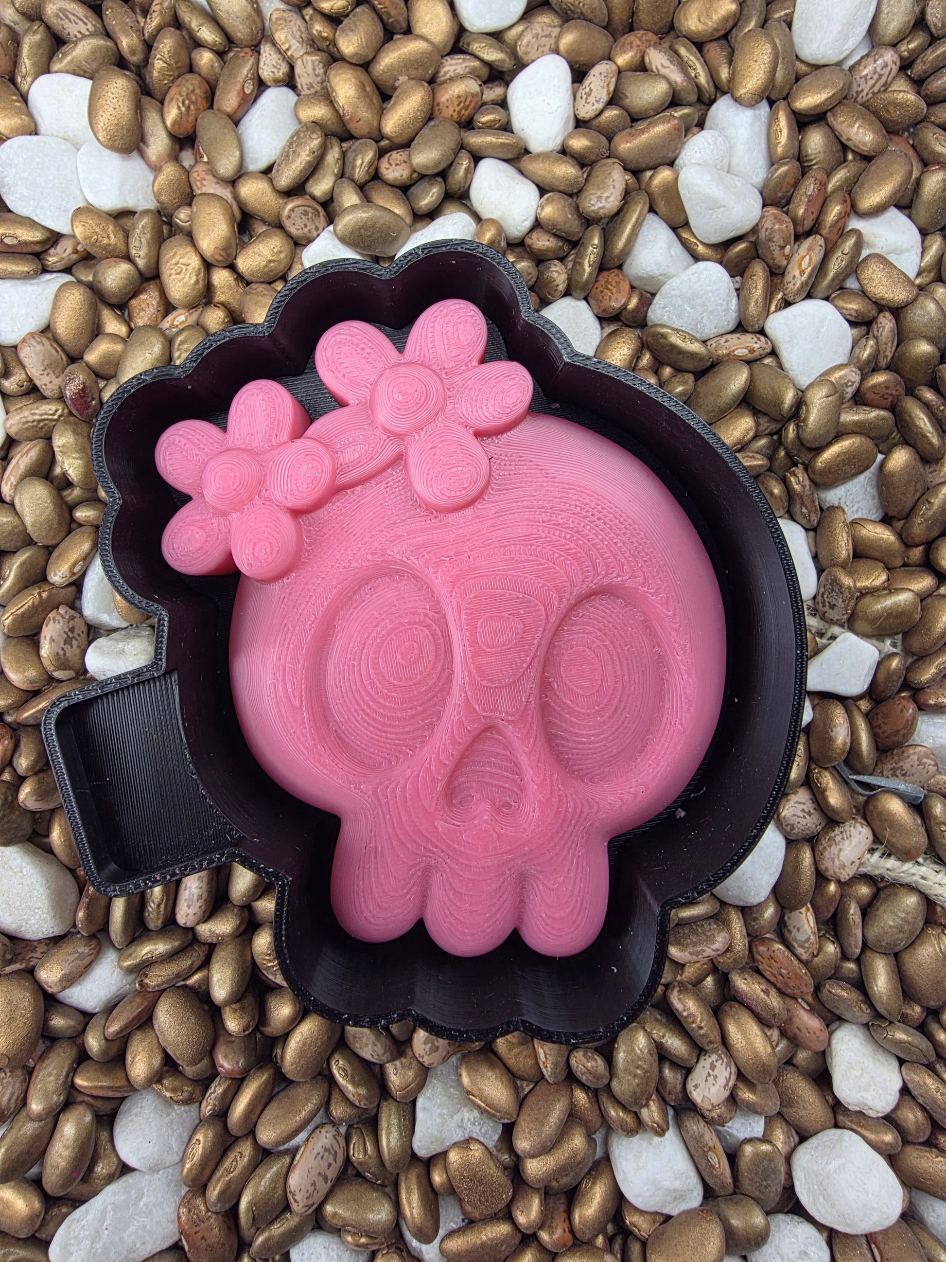 3D Skull Freshie Mold