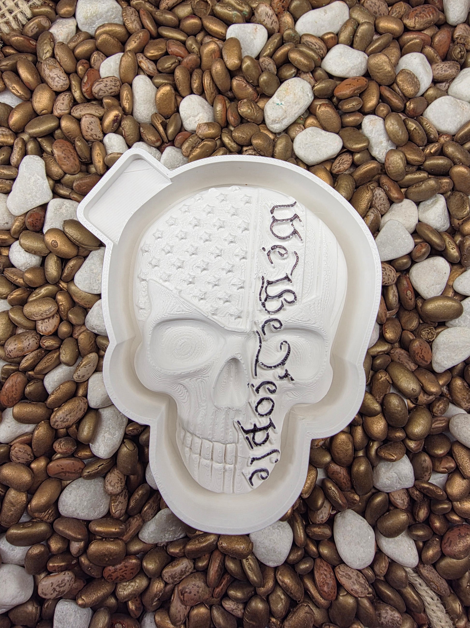  3d Skull Freshie Mold 