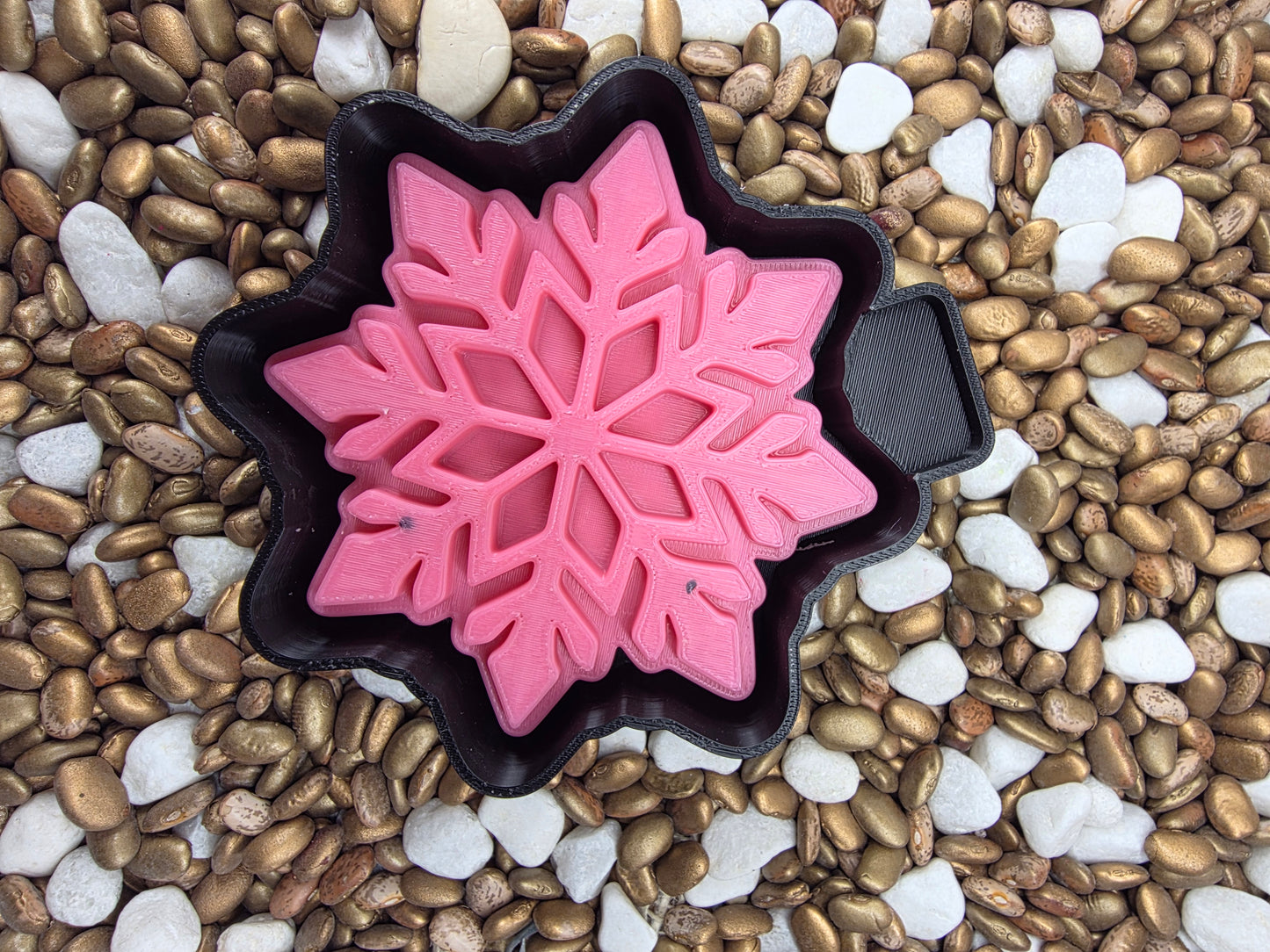 3d Snowflake Freshie Mold
