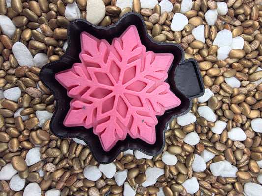 3d Snowflake Freshie Mold