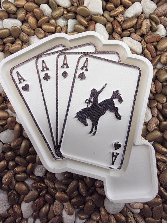 4 Aces Cards Freshie Mold