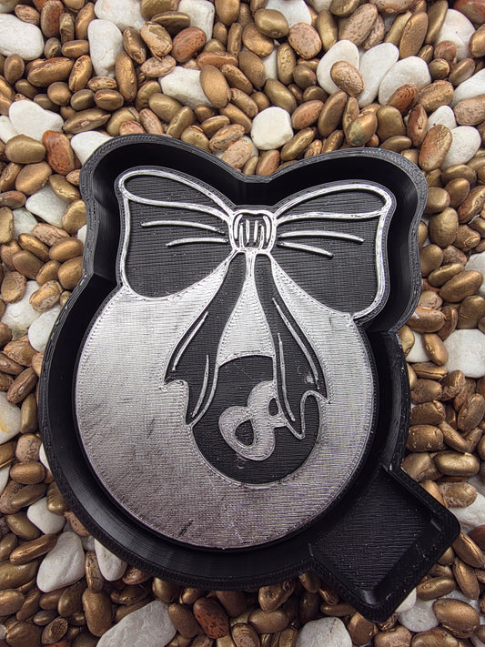 8 Ball Bow Freshie Mold