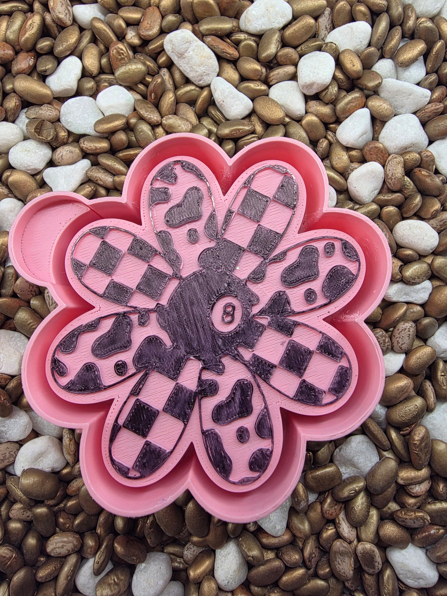 8 Ball Flower Freshie Mold