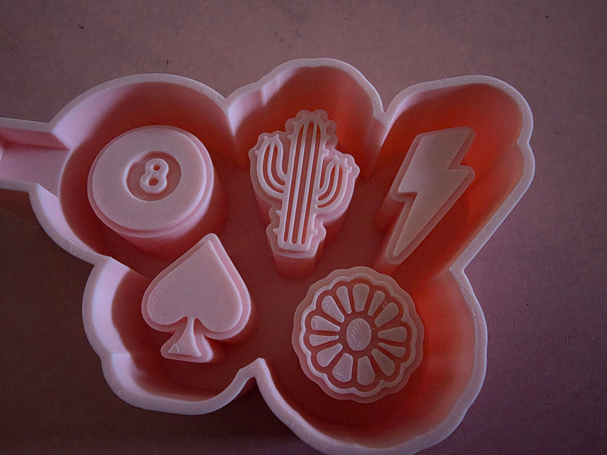  8 Ball Lighting Charmy Freshie Mold