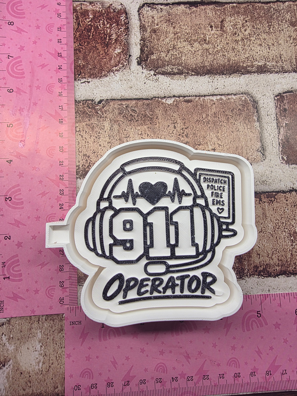 911 Operator Freshie Mold