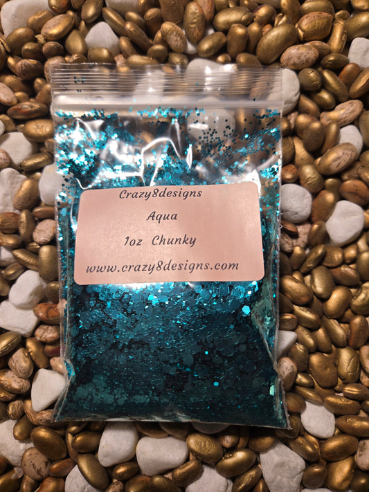 Agua Chunky Glitter