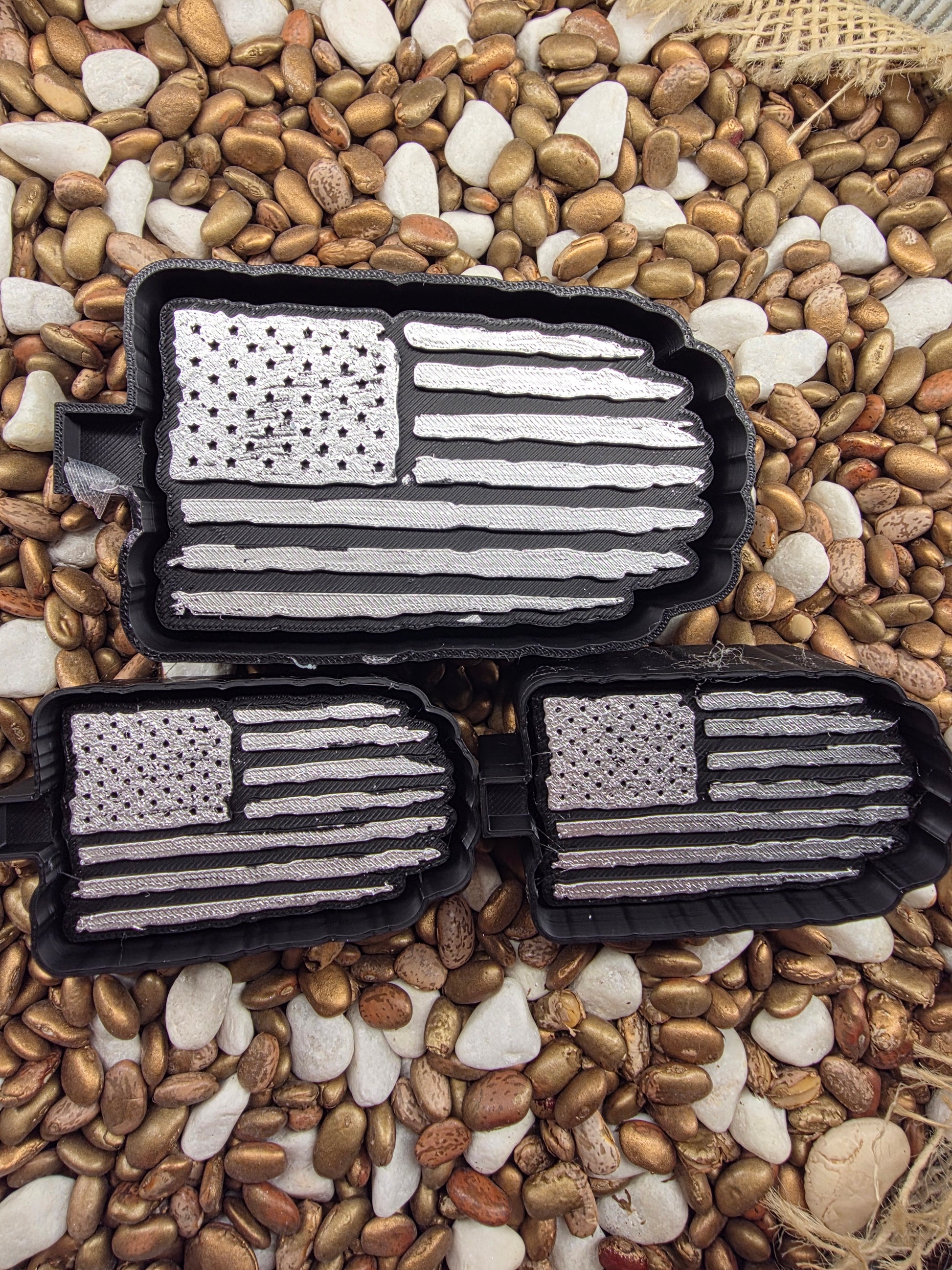 American Flag Freshie Mold/ Vent