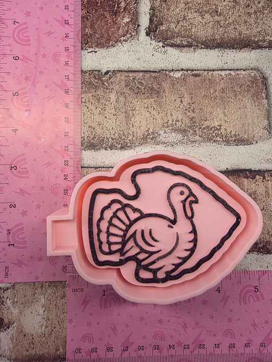 Arrowhead Turkey Freshie Mold