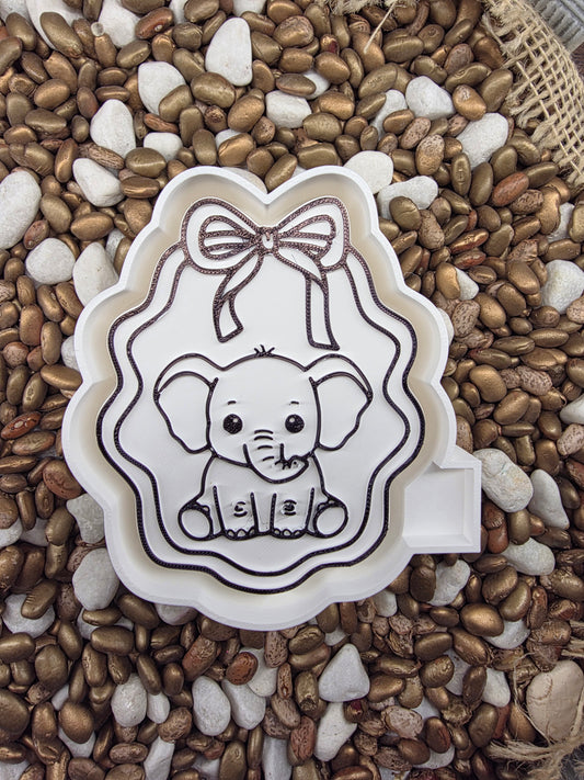 Baby Elephant Freshie Mold