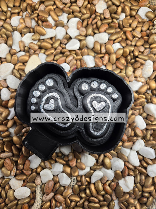 Baby Feet 3d Freshie Mold