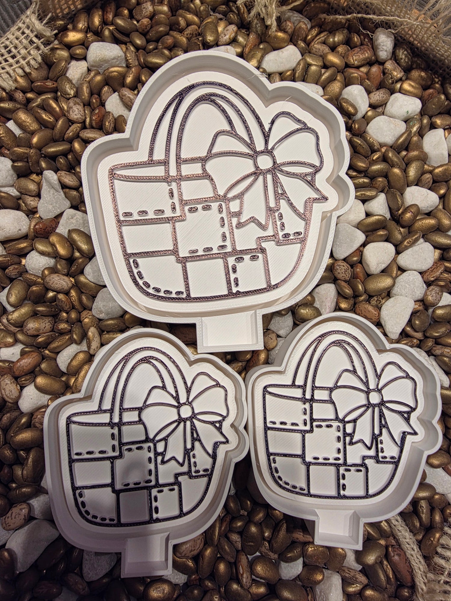  Bag with Bow Freshie Mold/ Vent