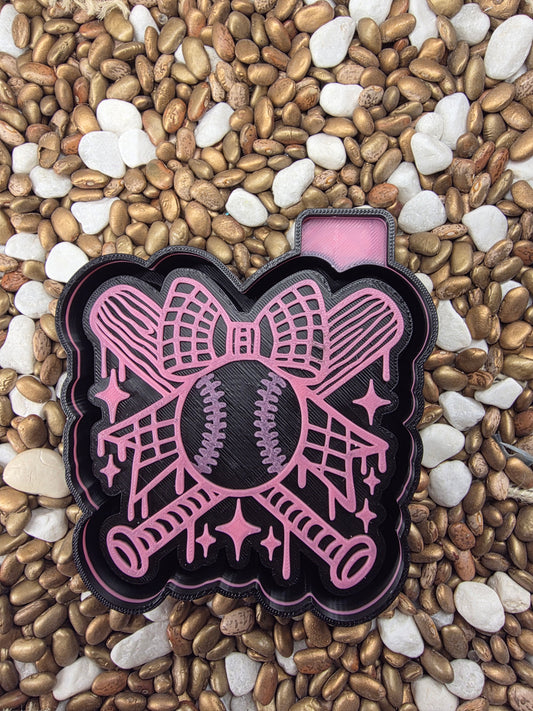  Baseball and Bats Freshie Mold