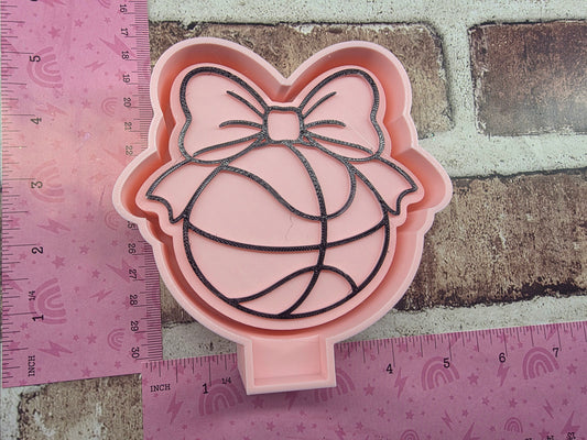 Basketball Bow Freshie Mold