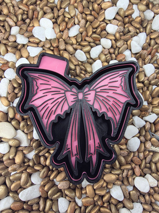 Bat wing Bow Freshie Mold