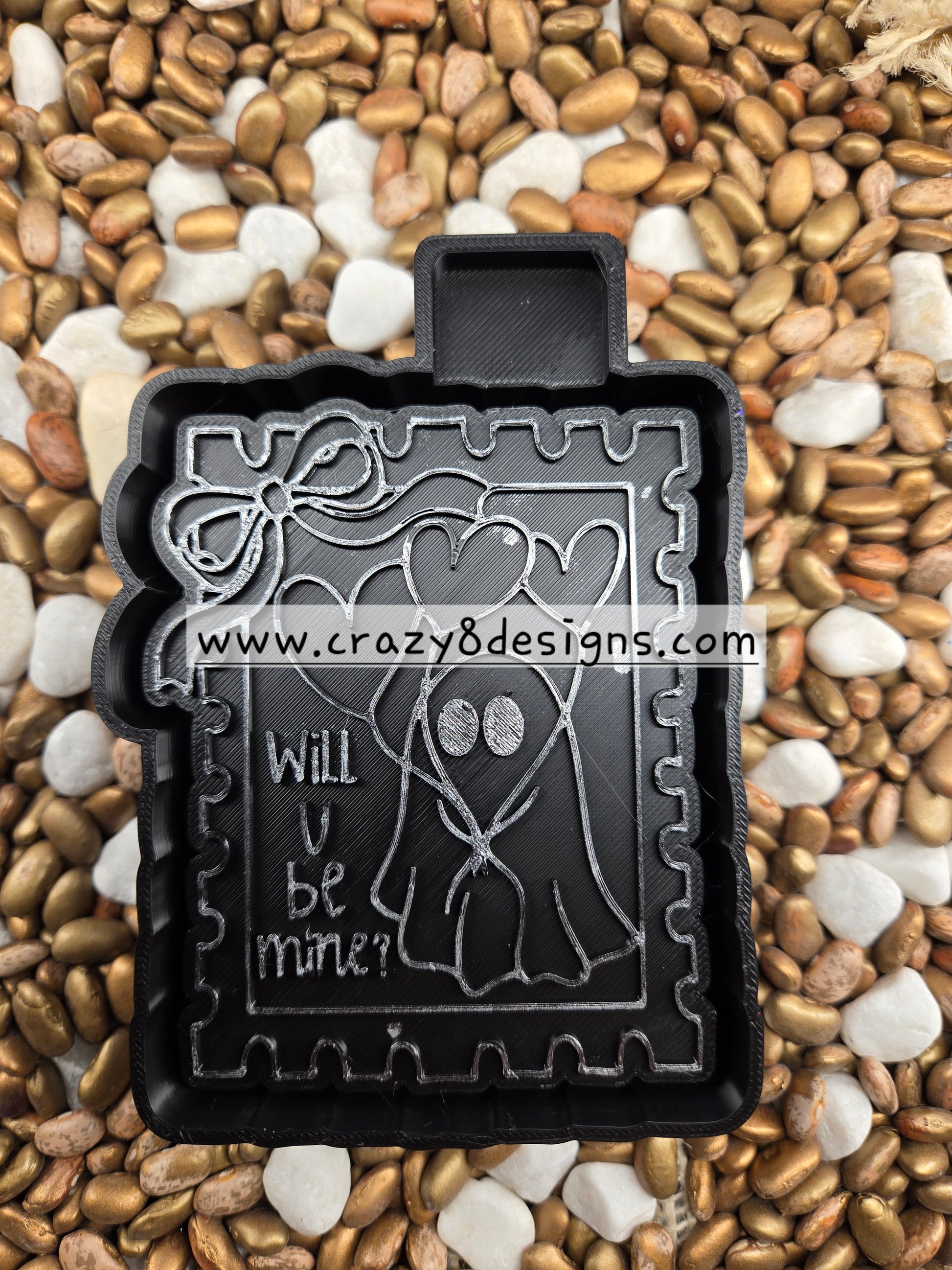 Be Mine Ghost Freshie Mold