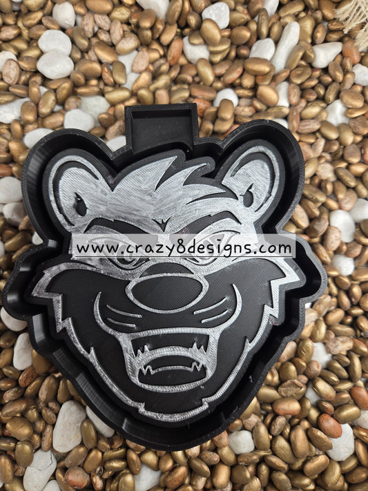 Bear Cat Freshie Mold