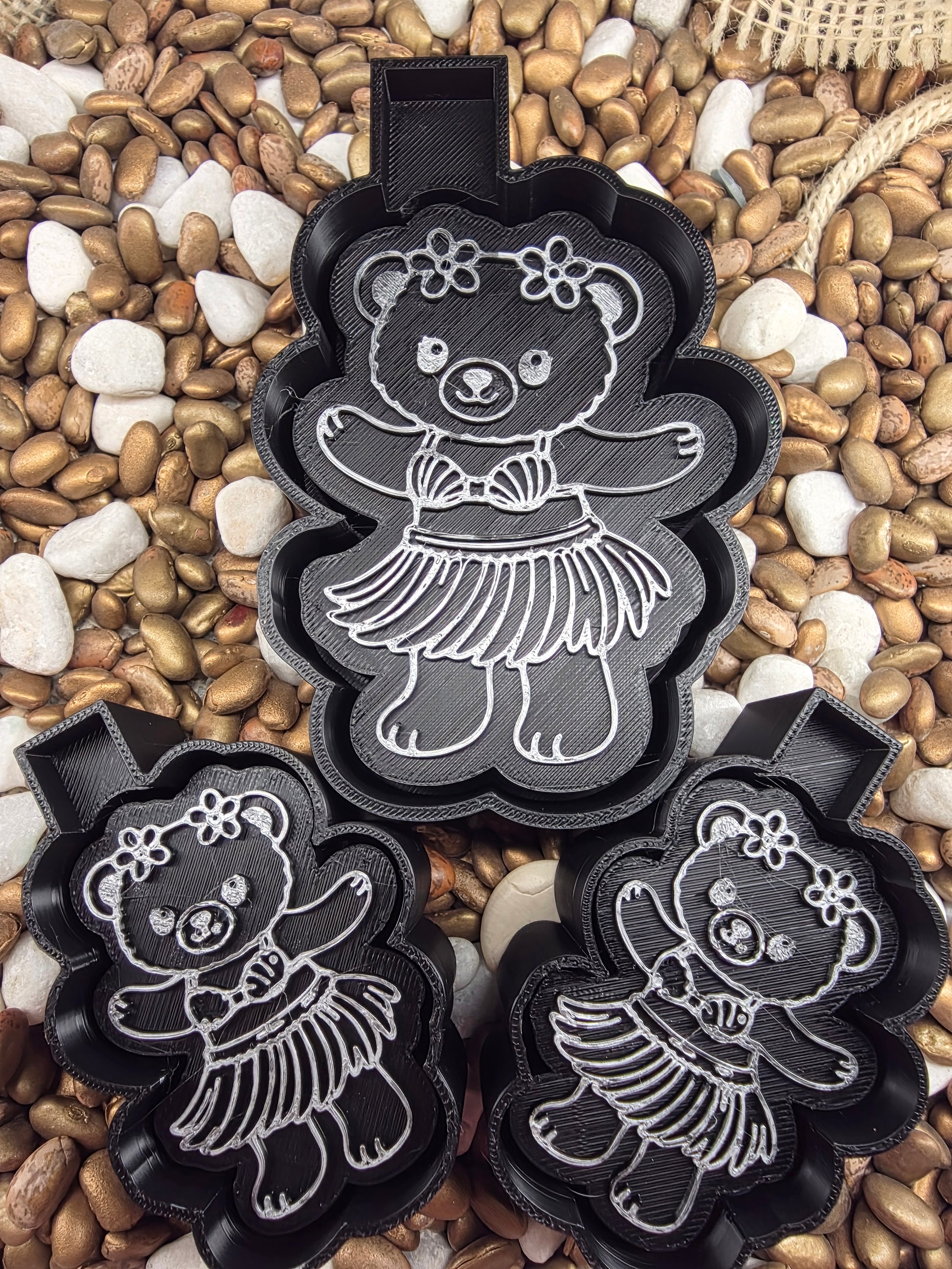  Bear Clam Freshie Mold/Vent Clip