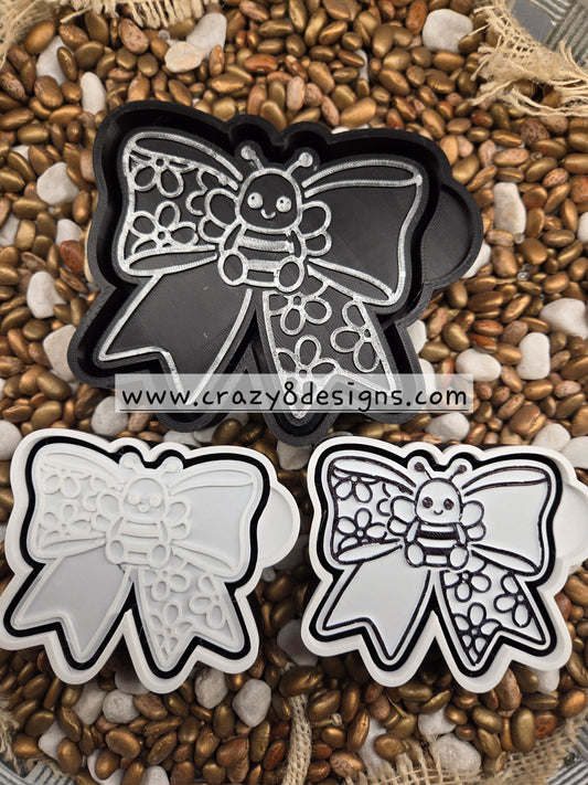 Bee Bow Freshie Mold / Vent Clips