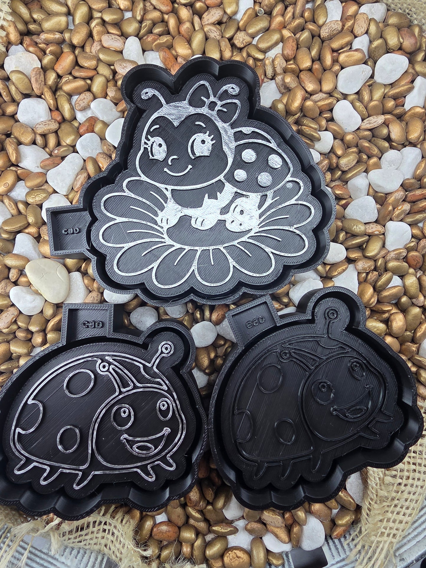 Bee/Lady Bug Freshie Mold/Vent Clips