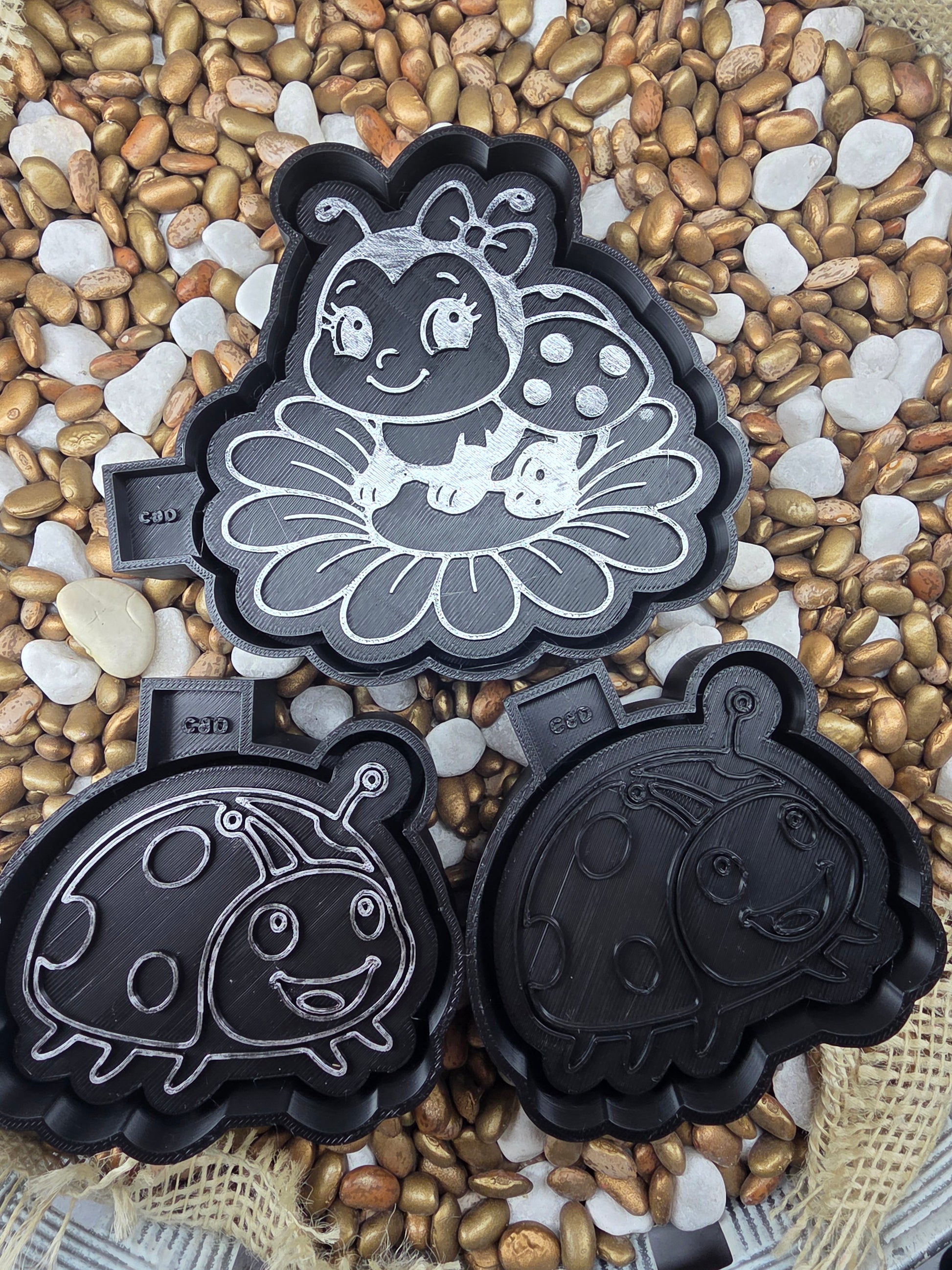 Bee/Lady Bug Freshie Mold/Vent Clips