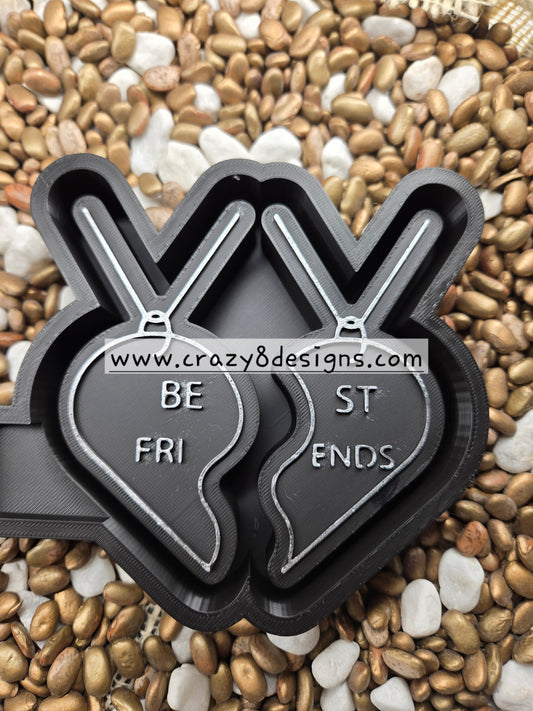Best Friends Freshie Mold