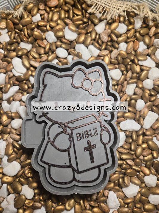 Bible Kitty Freshie Mold