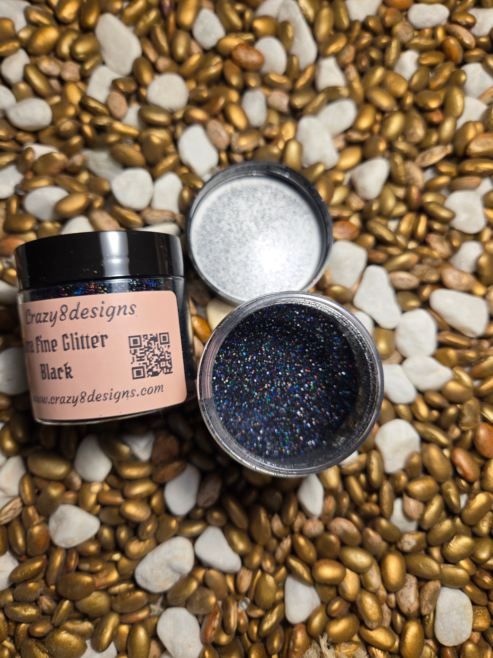 Black Ultrafine Glitter
