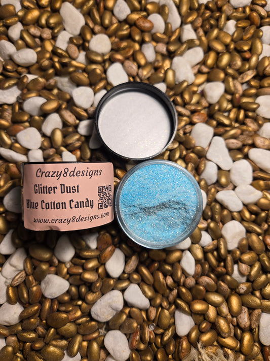 Blue Cotton Candy Glitter Dust