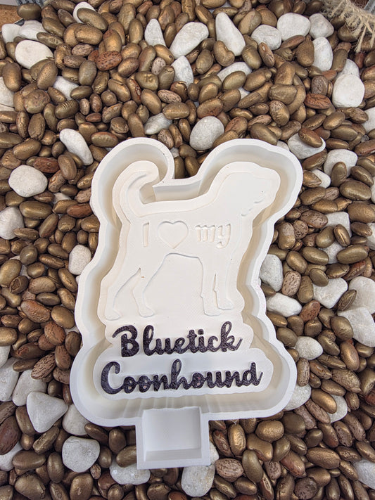 Bluetick Hound Dog Freshie Mold