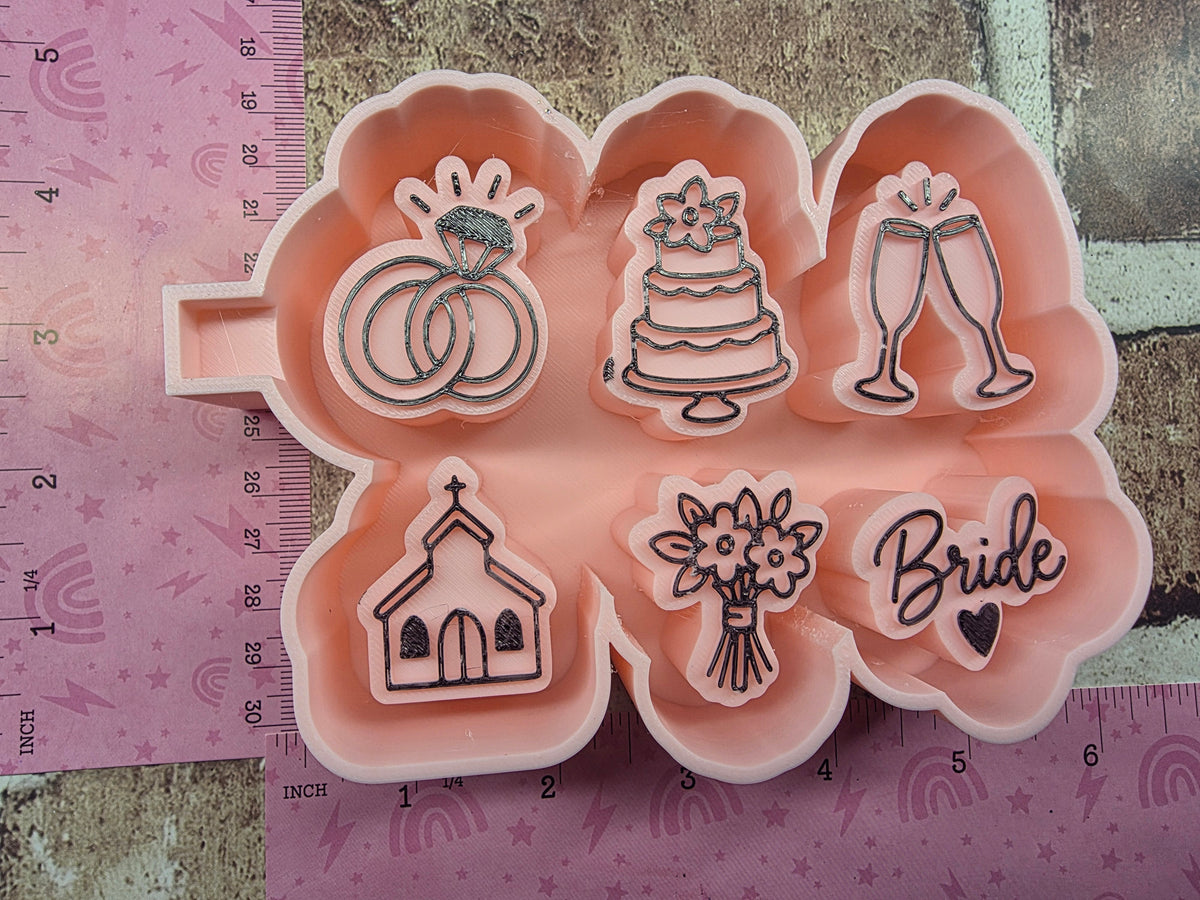 Bride Charmy Freshie Mold