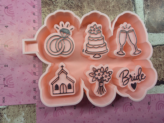 Bride Charmy Freshie Mold